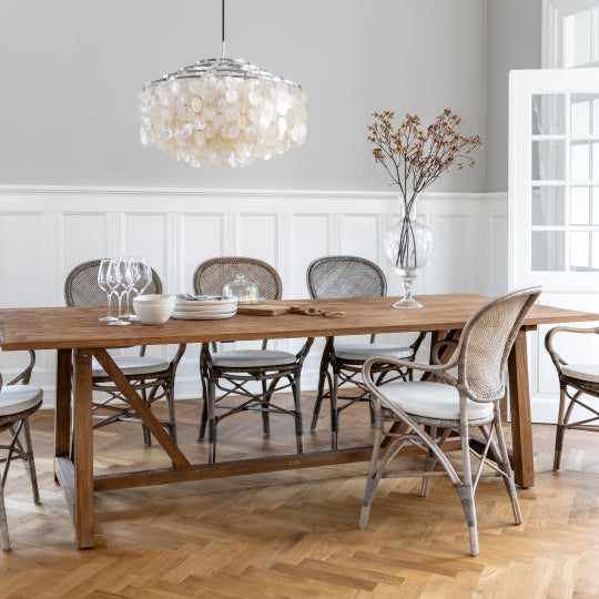 Lucas Teak Dining Table 240x100cm