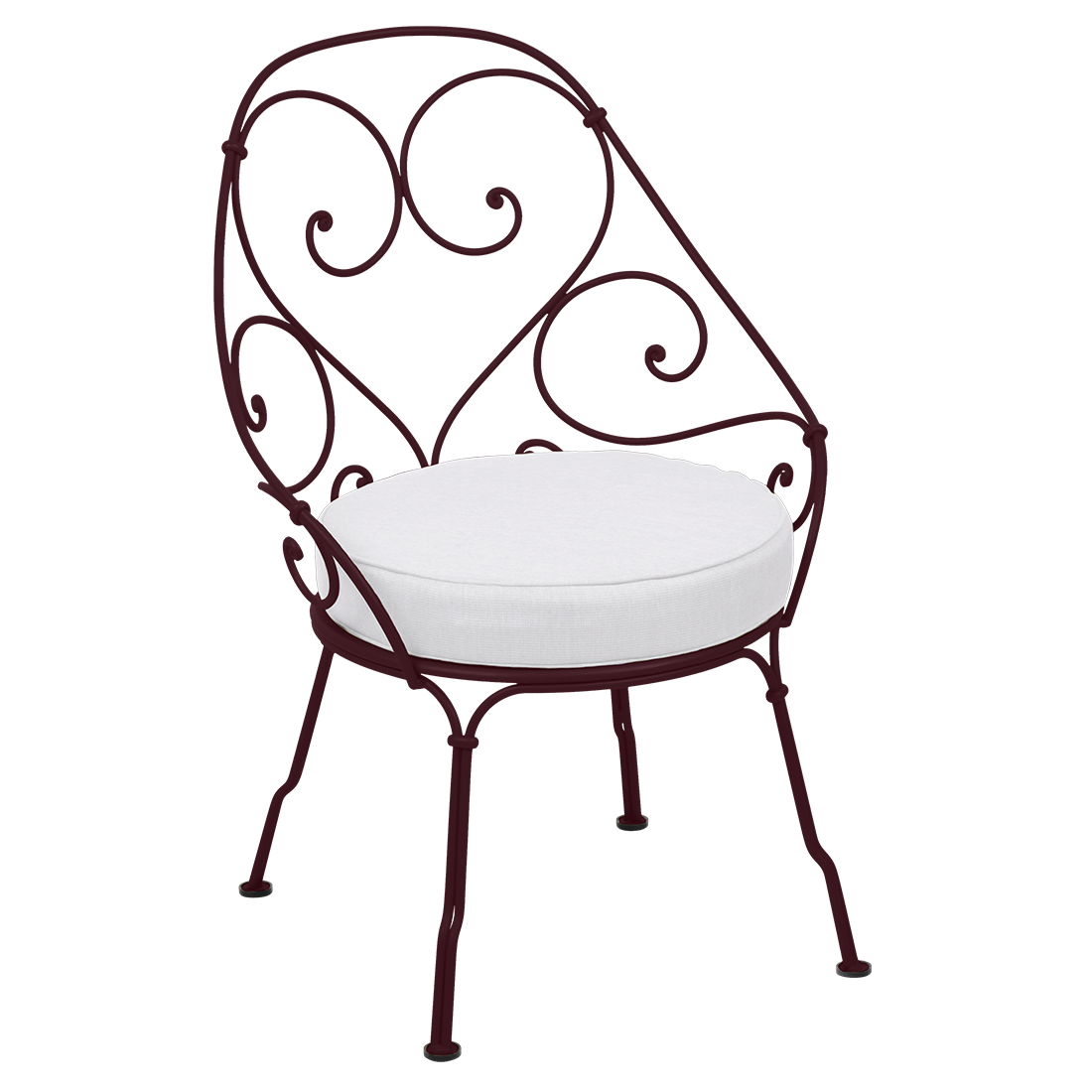 1900 CABRIOLET ARMCHAIR with OFF-WHITE CUSHION