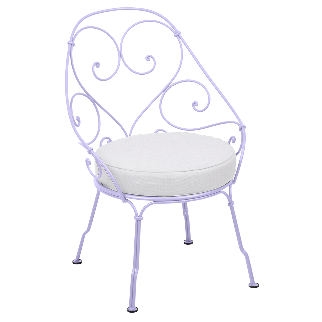 1900 CABRIOLET ARMCHAIR with OFF-WHITE CUSHION