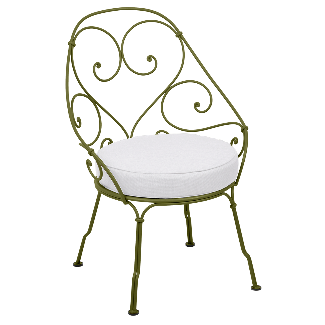 1900 CABRIOLET ARMCHAIR with OFF-WHITE CUSHION