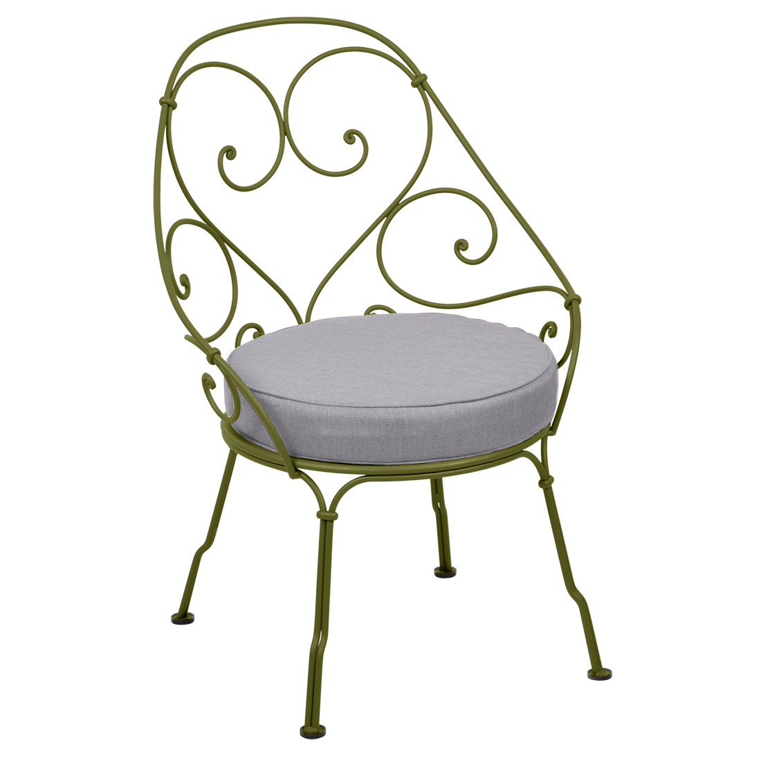 1900 CABRIOLET ARMCHAIR with FLANNEL GREY CUSHION