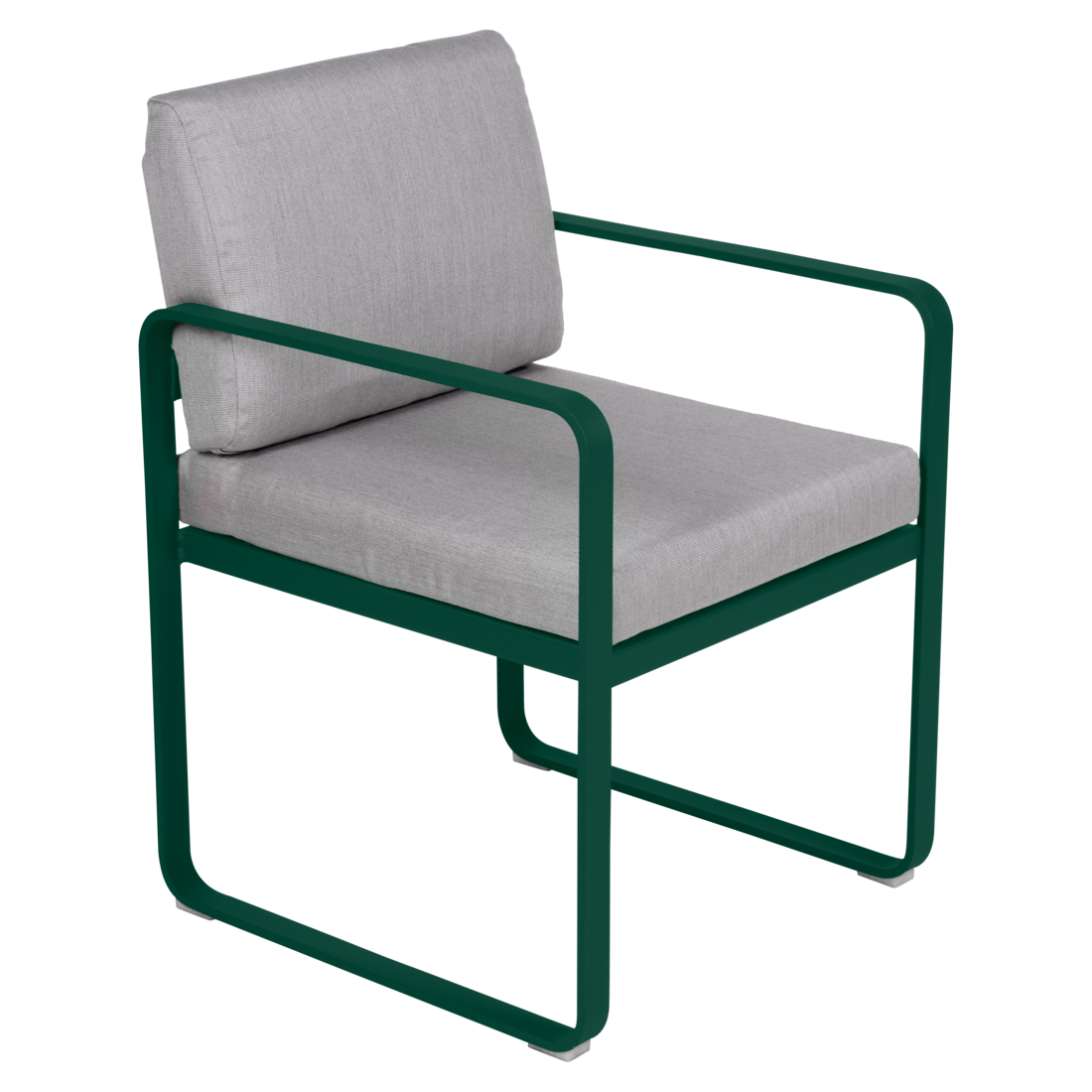 BELLEVIE DINING ARMCHAIR -FLANNEL GREY CUSHION