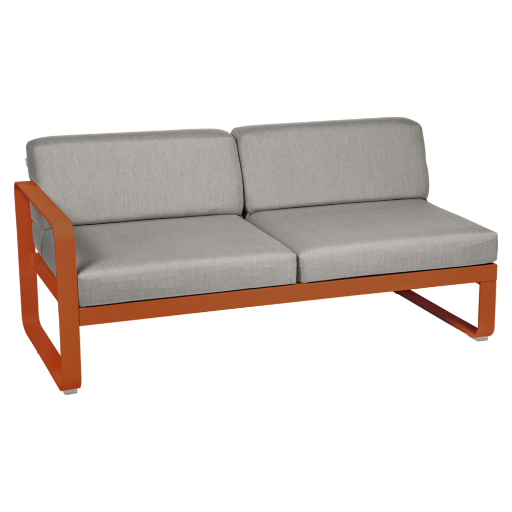 BELLEVIE 2-SEATER LEFT MODULE-TAUPE GREY CUSHION