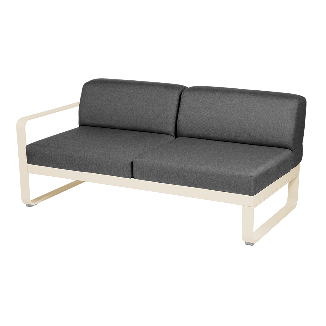 BELLEVIE 2-SEATER LEFT MODULE-GRAPHITE GREY CUSHION
