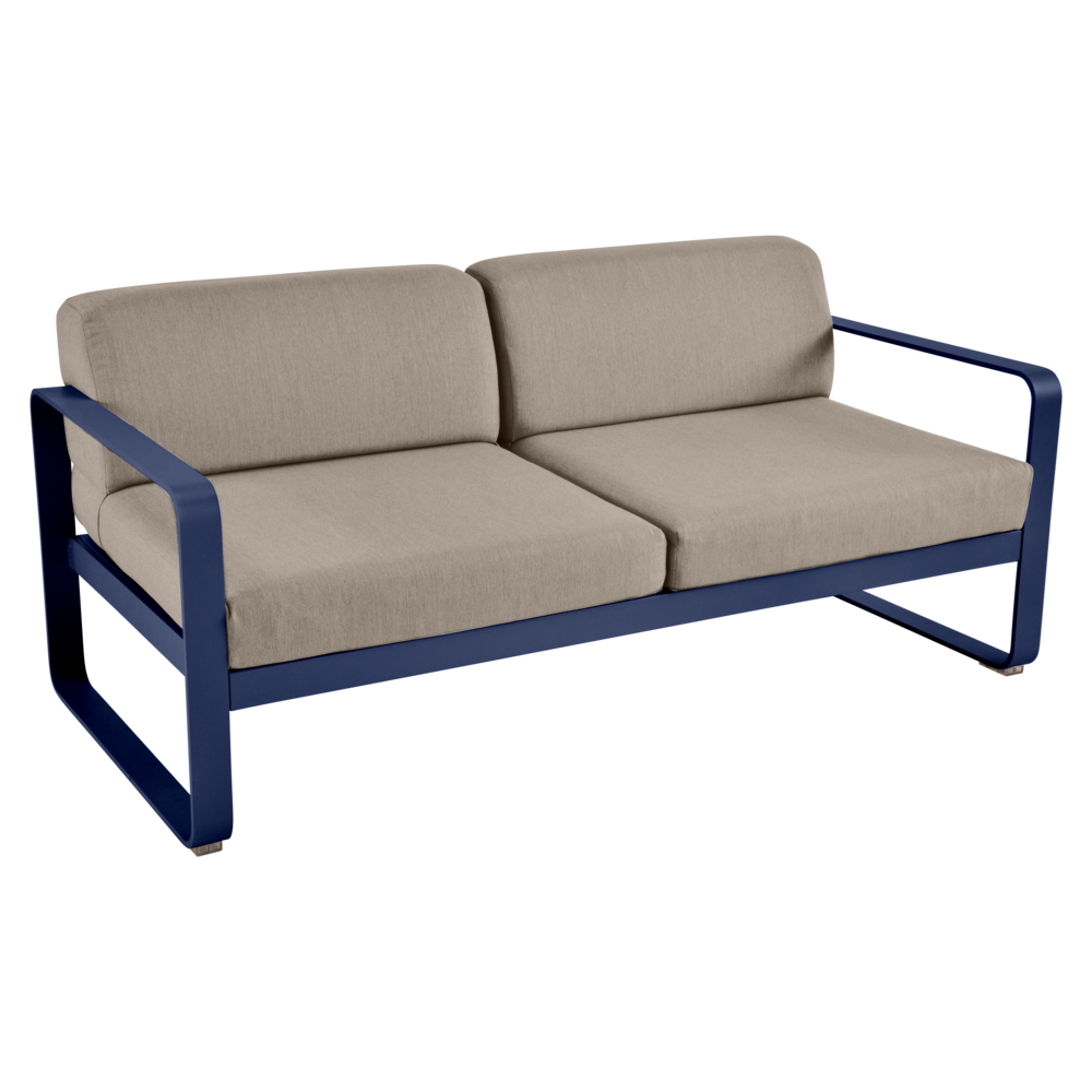 BELLEVIE 2-SEATER-GREY TAUPE CUSHION