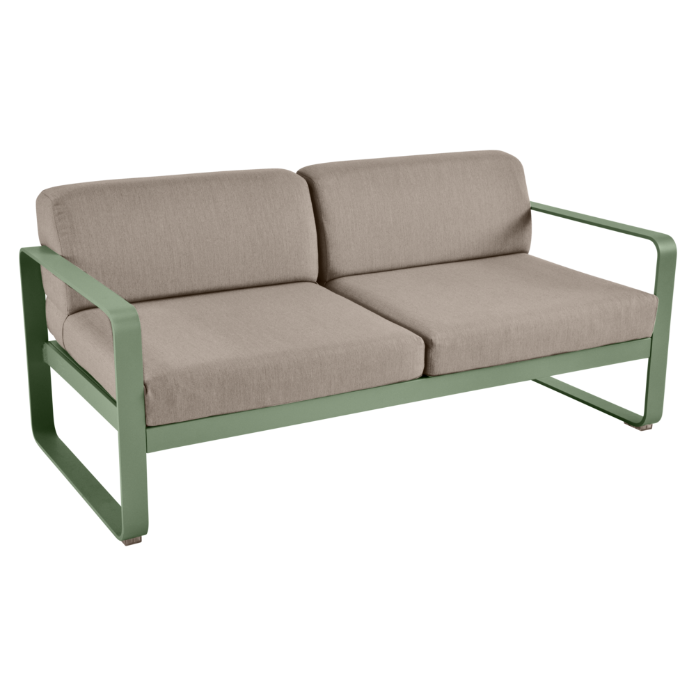 BELLEVIE 2-SEATER-GREY TAUPE CUSHION