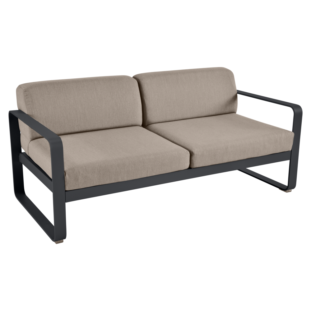 BELLEVIE 2-SEATER-GREY TAUPE CUSHION