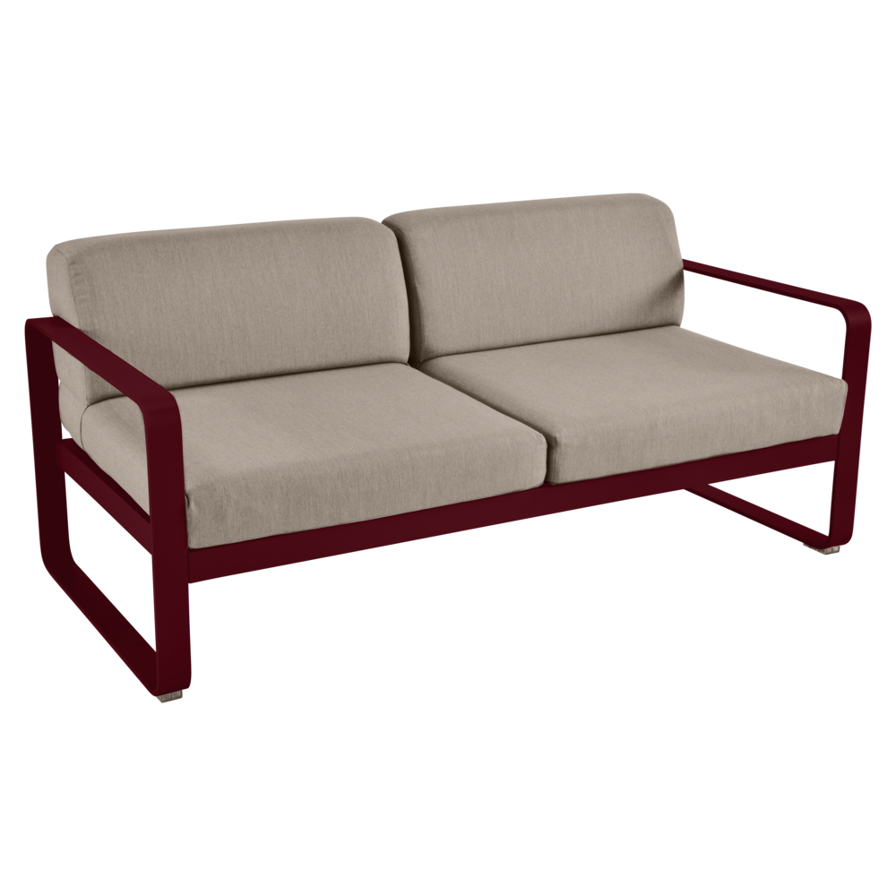BELLEVIE 2-SEATER-GREY TAUPE CUSHION