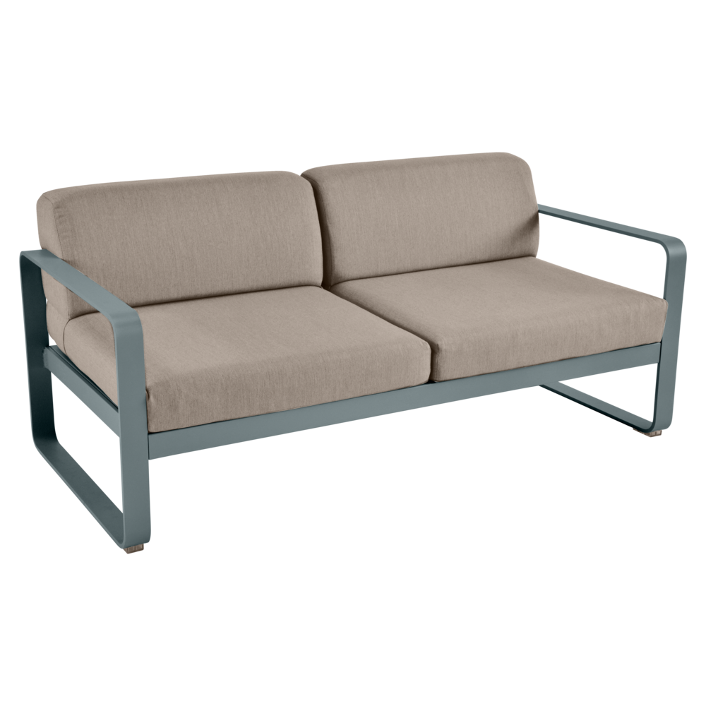 BELLEVIE 2-SEATER-GREY TAUPE CUSHION
