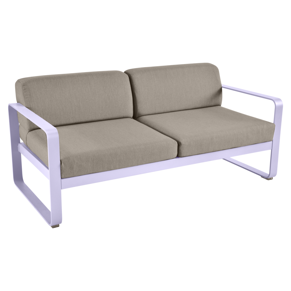 BELLEVIE 2-SEATER-GREY TAUPE CUSHION