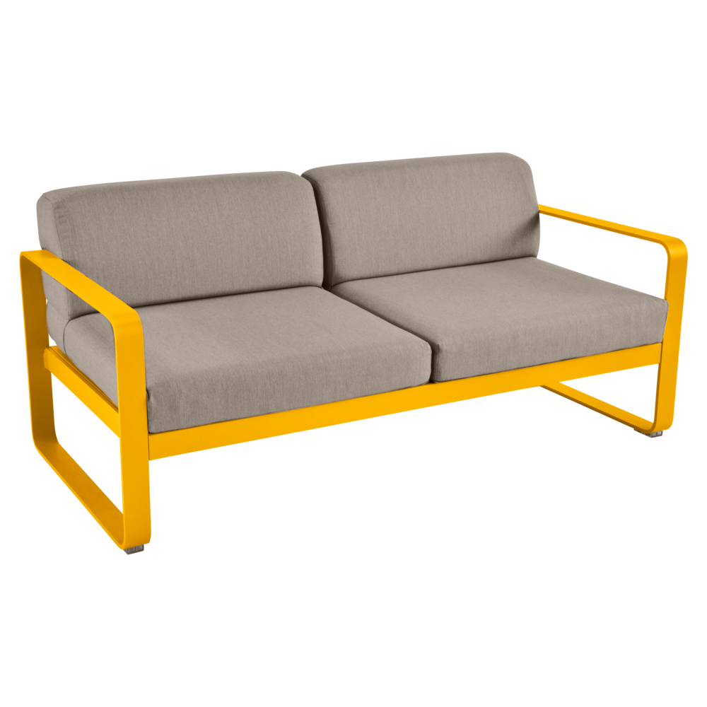 BELLEVIE 2-SEATER-GREY TAUPE CUSHION