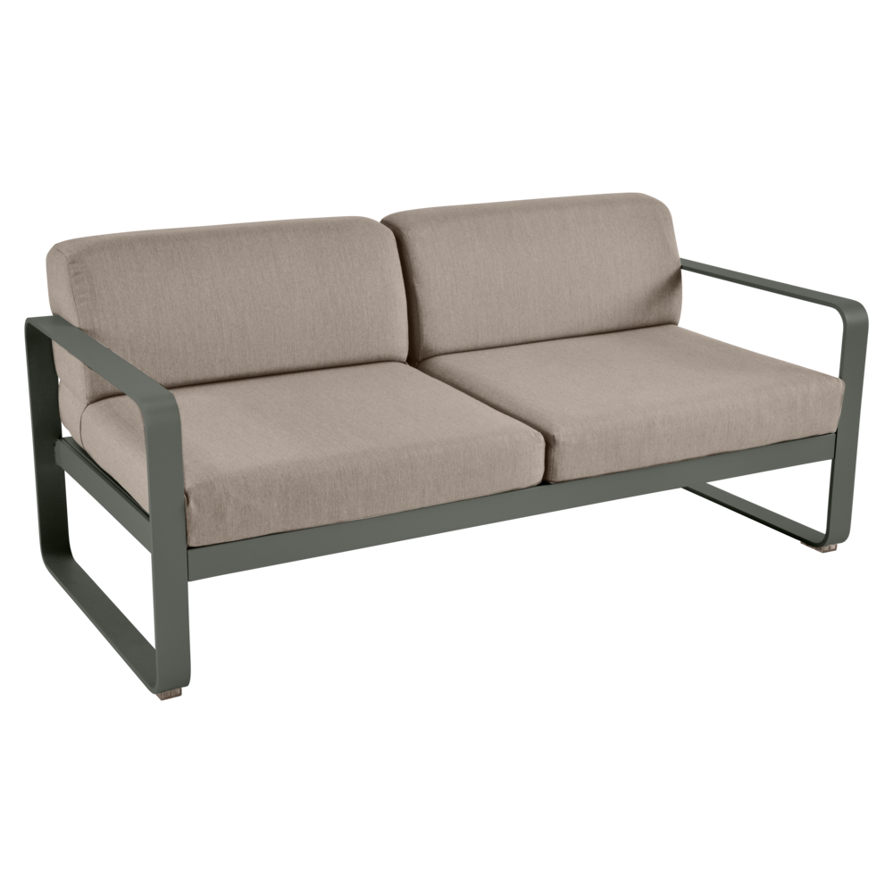 BELLEVIE 2-SEATER-GREY TAUPE CUSHION