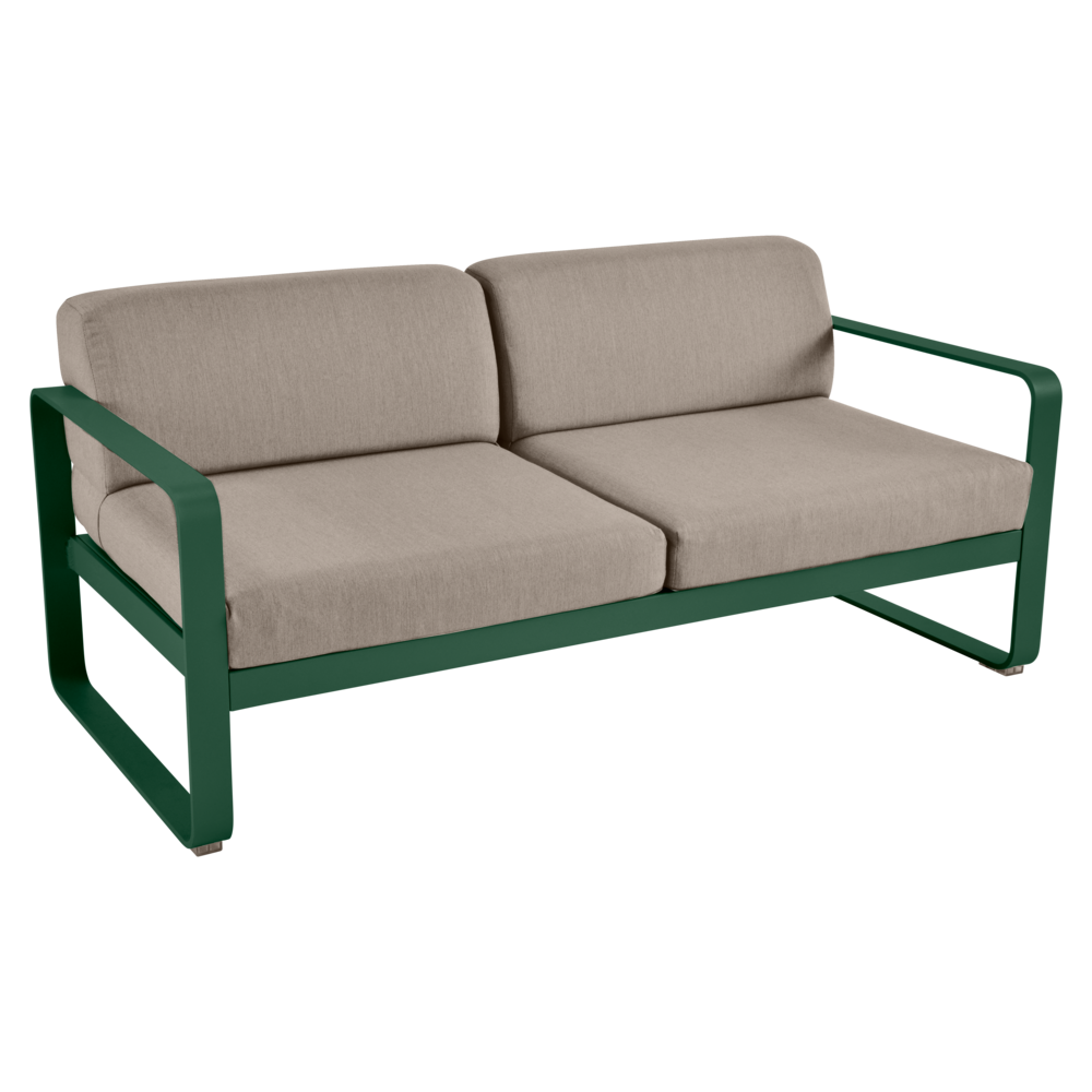 BELLEVIE 2-SEATER-GREY TAUPE CUSHION