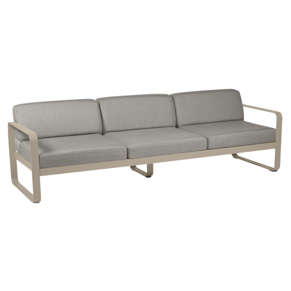 BELLEVIE 3-SEATER-GREY TAUPE CUSHION