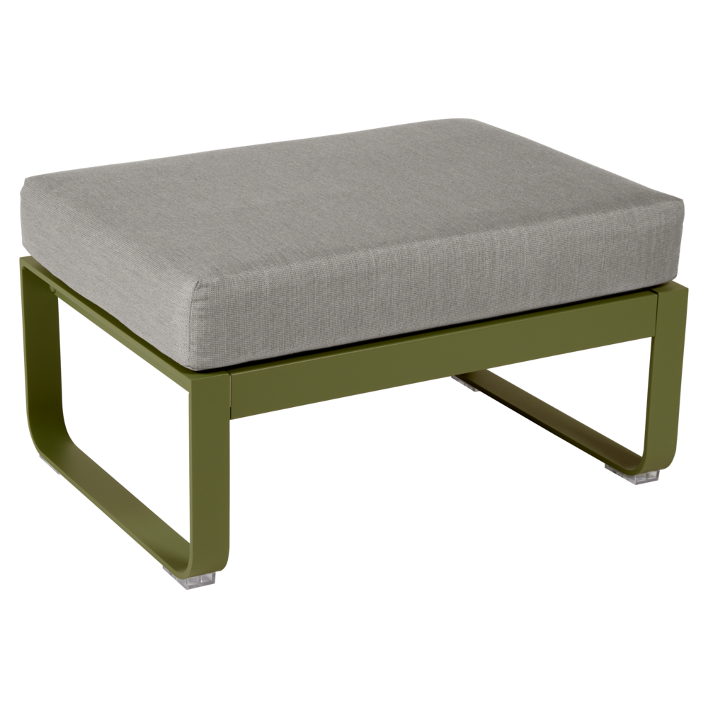 BELLEVIE 1-SEATER OTTOMAN-GREY TAUPE