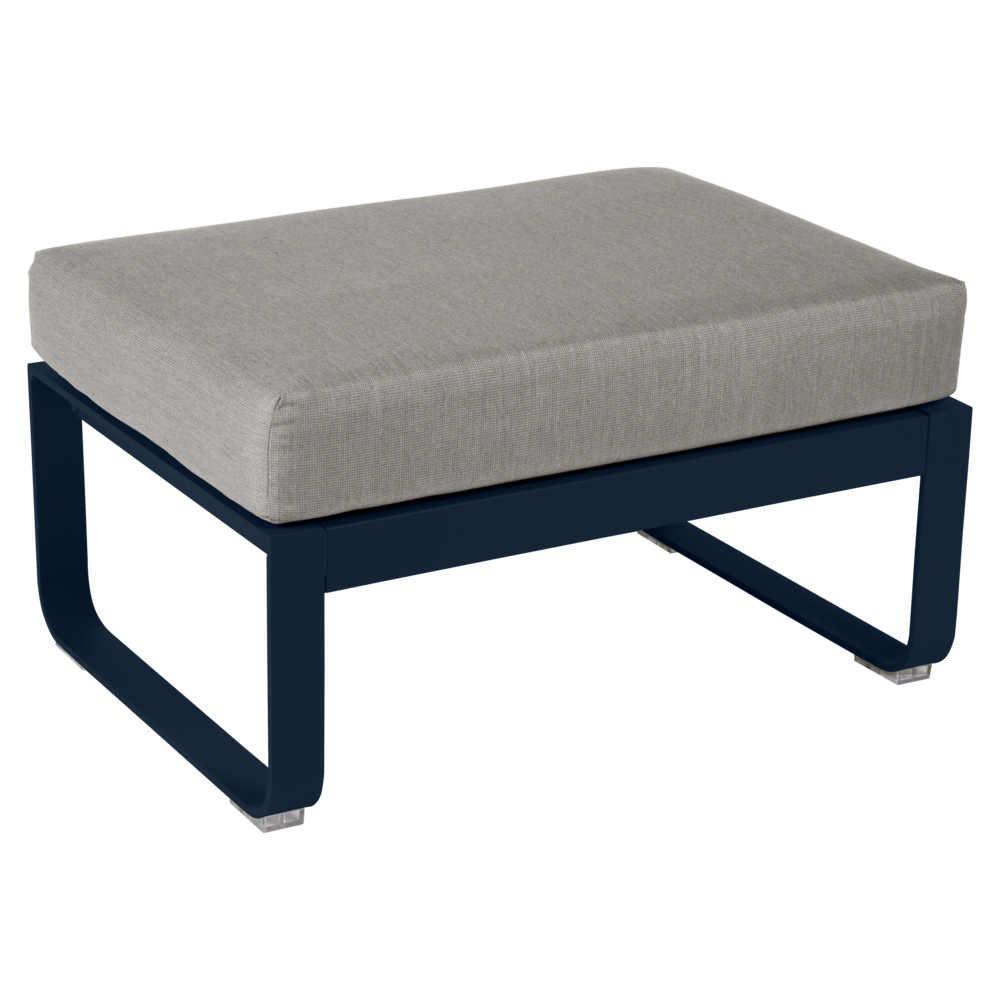 BELLEVIE 1-SEATER OTTOMAN-GREY TAUPE