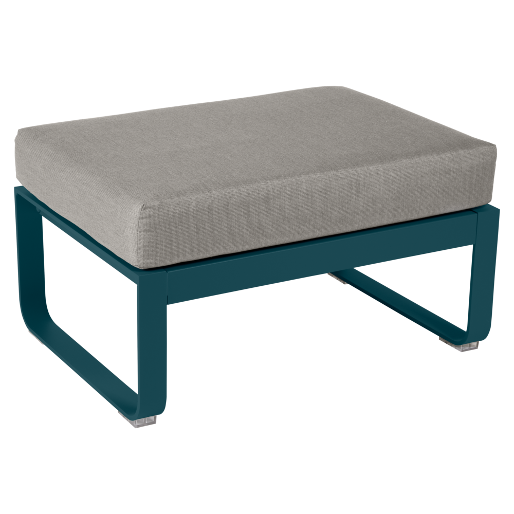 BELLEVIE 1-SEATER OTTOMAN-GREY TAUPE