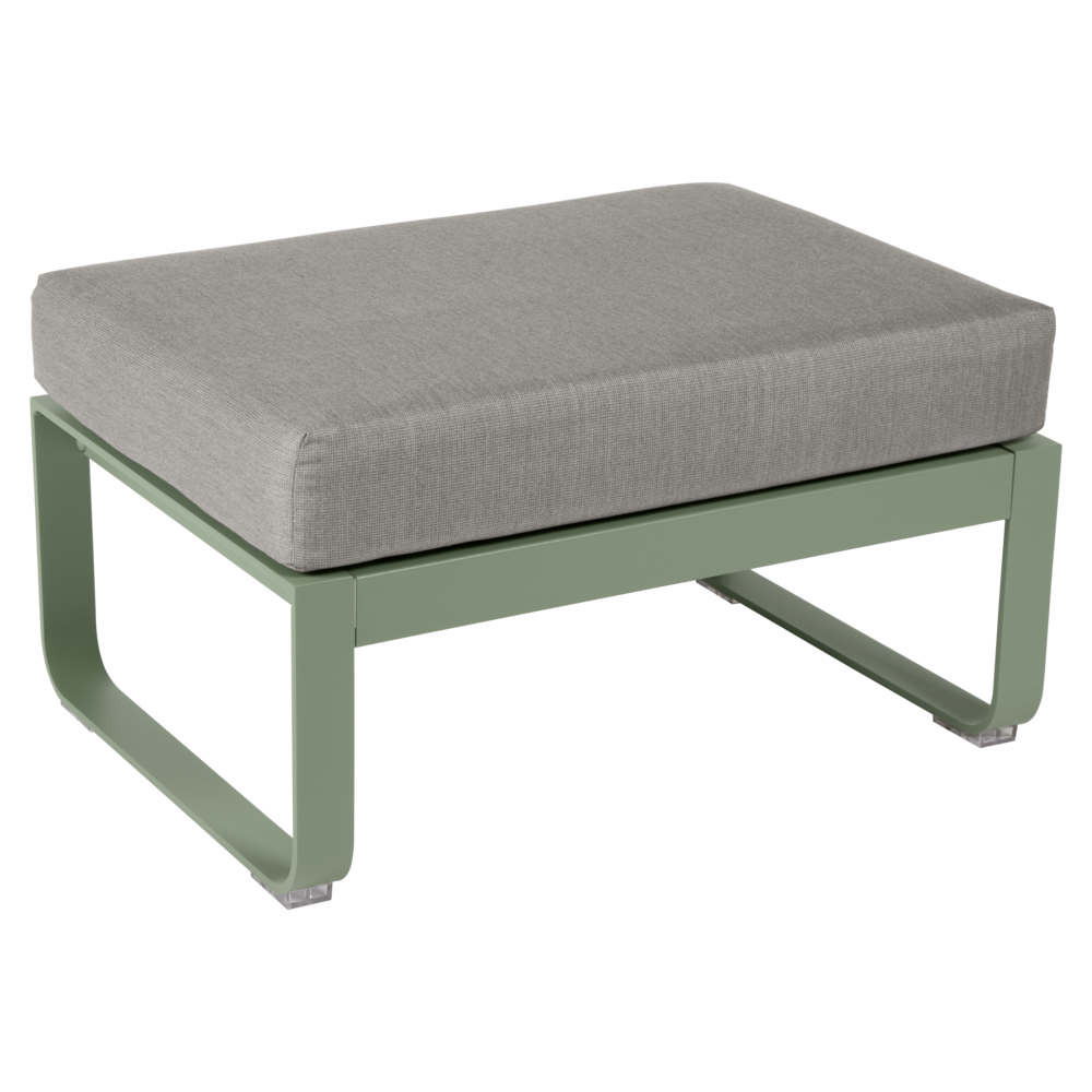 BELLEVIE 1-SEATER OTTOMAN-GREY TAUPE