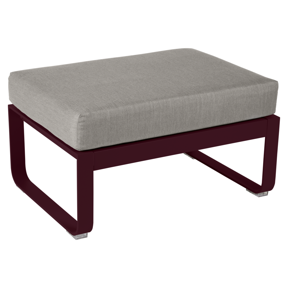 BELLEVIE 1-SEATER OTTOMAN-GREY TAUPE