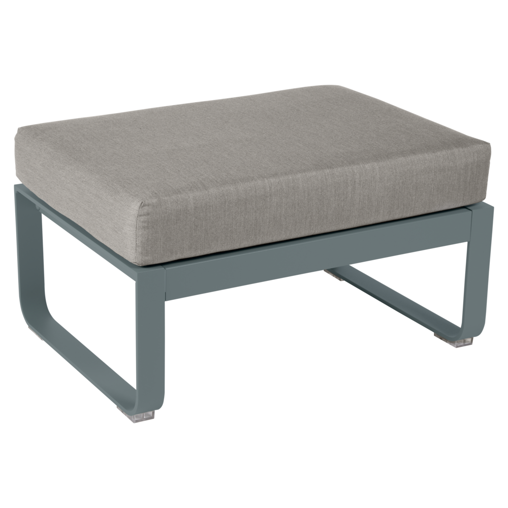 BELLEVIE 1-SEATER OTTOMAN-GREY TAUPE