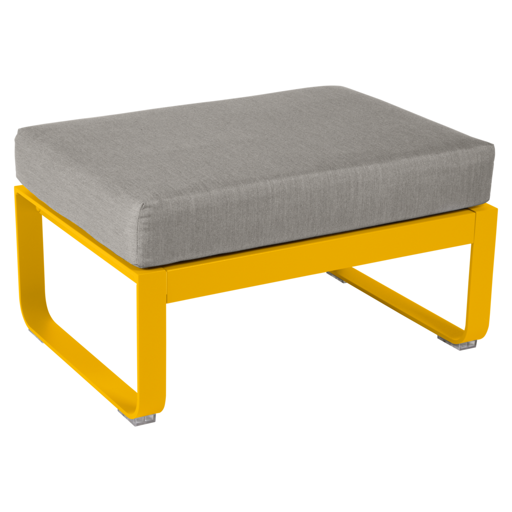 BELLEVIE 1-SEATER OTTOMAN-GREY TAUPE