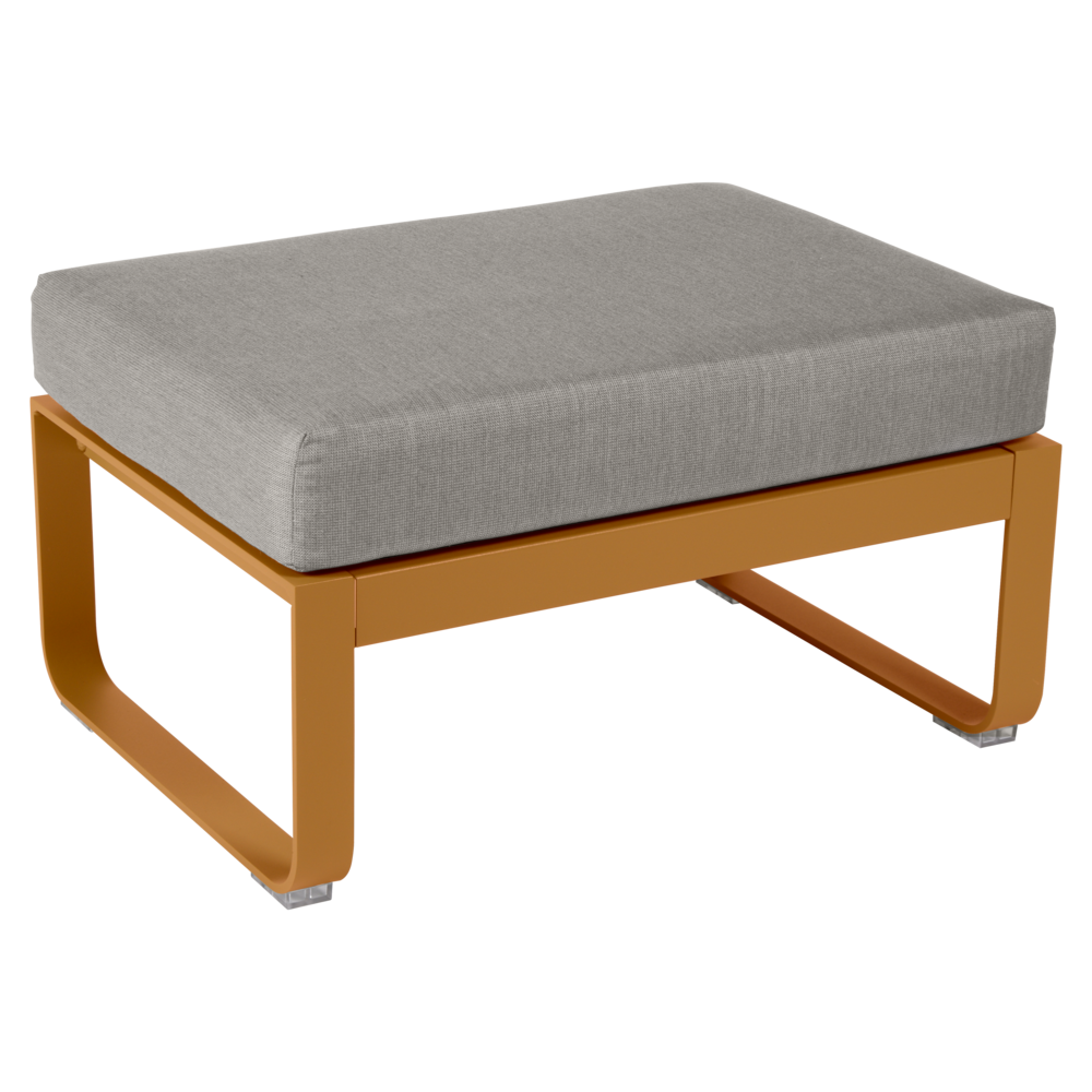 BELLEVIE 1-SEATER OTTOMAN-GREY TAUPE