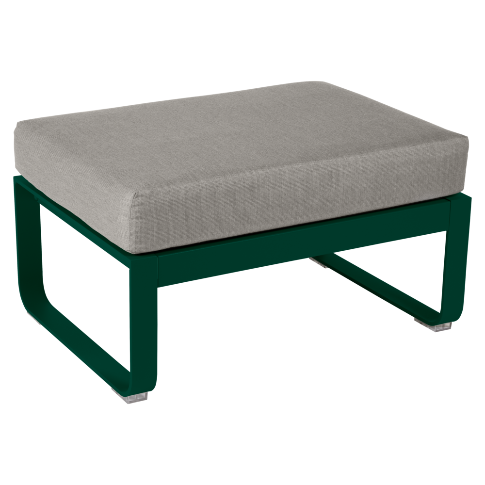 BELLEVIE 1-SEATER OTTOMAN-GREY TAUPE