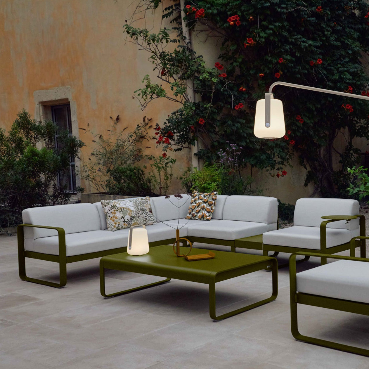 BELLEVIE 2-SEATER LEFT MODULE-FLANNEL GREY CUSHION