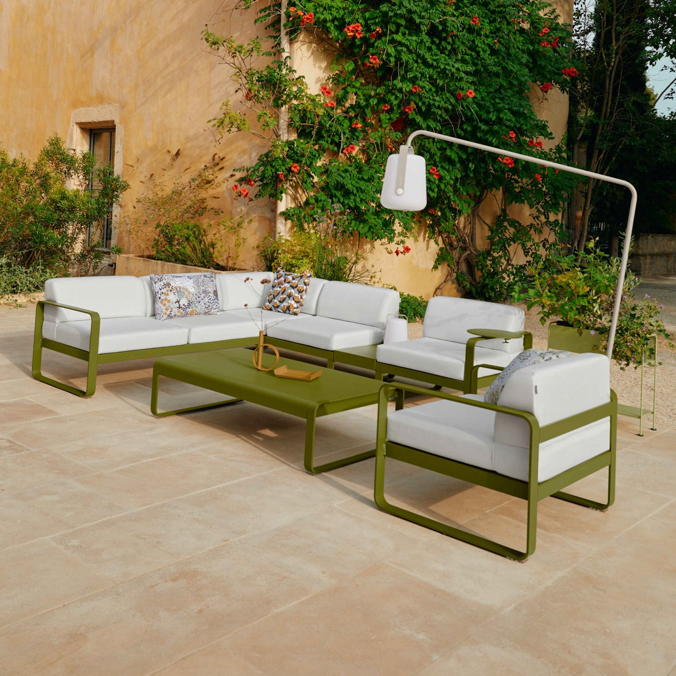 BELLEVIE 2-SEATER LEFT MODULE-OFF WHITE CUSHION