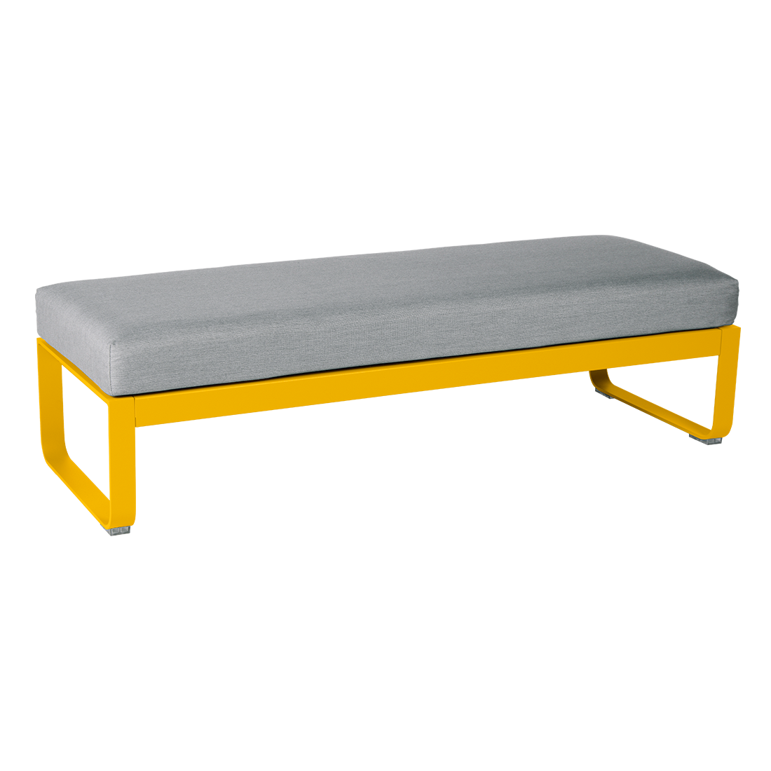 BELLEVIE 2-SEATER OTTOMAN-FLANNEL GREY CUSHION
