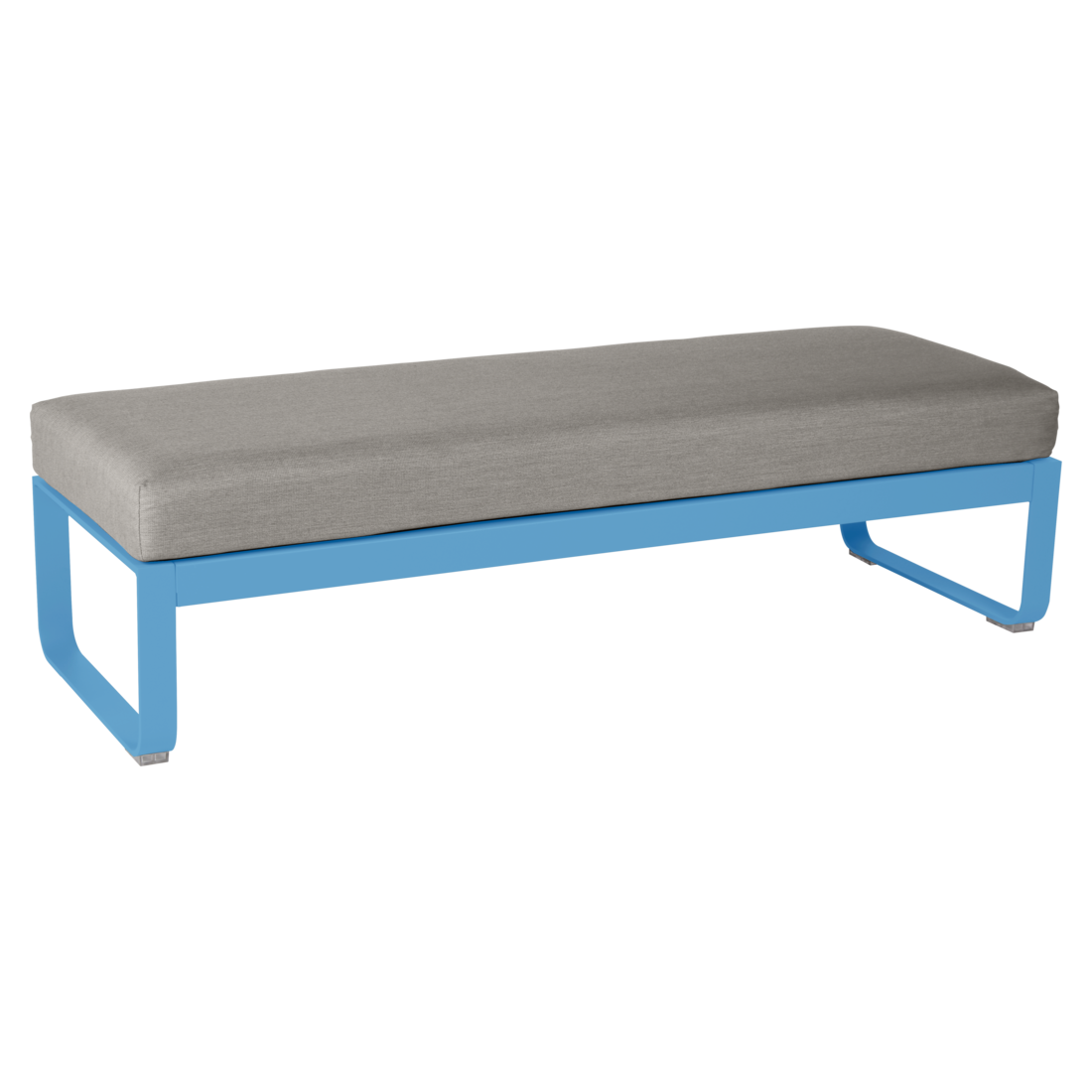 BELLEVIE 2-SEATER OTTOMAN-GREY TAUPE CUSHION