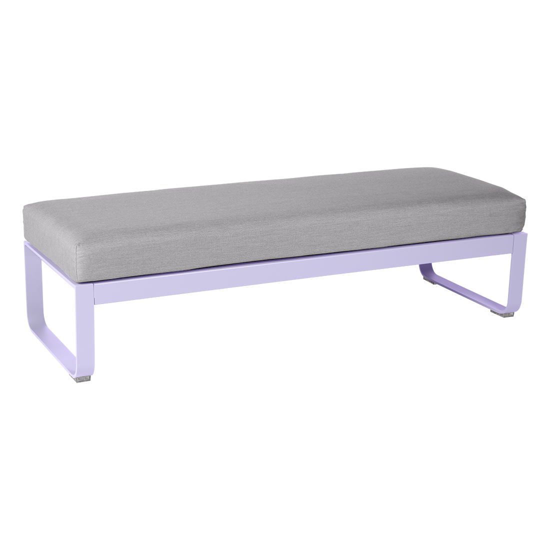 BELLEVIE 2-SEATER OTTOMAN-FLANNEL GREY CUSHION