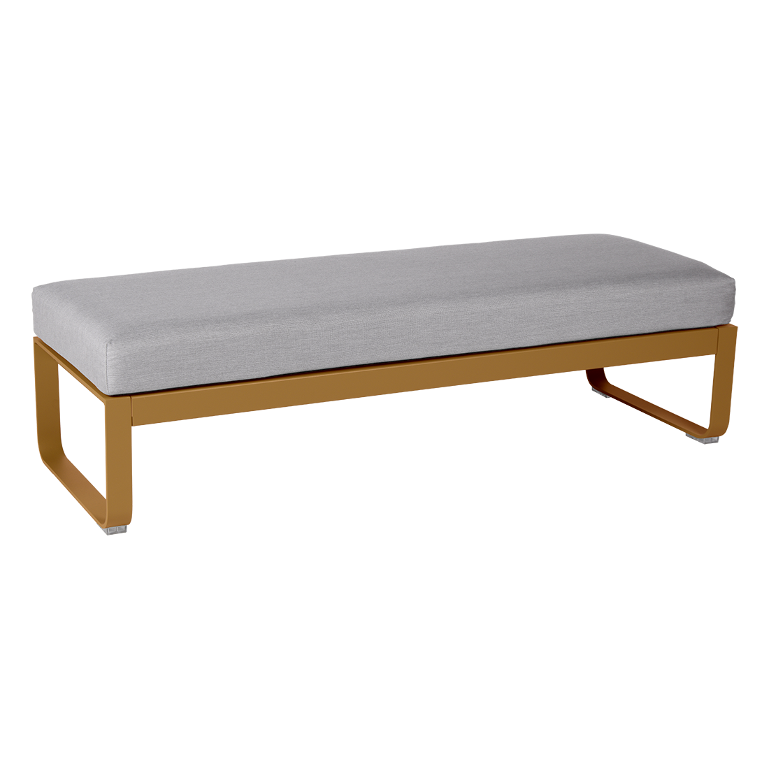 BELLEVIE 2-SEATER OTTOMAN-FLANNEL GREY CUSHION