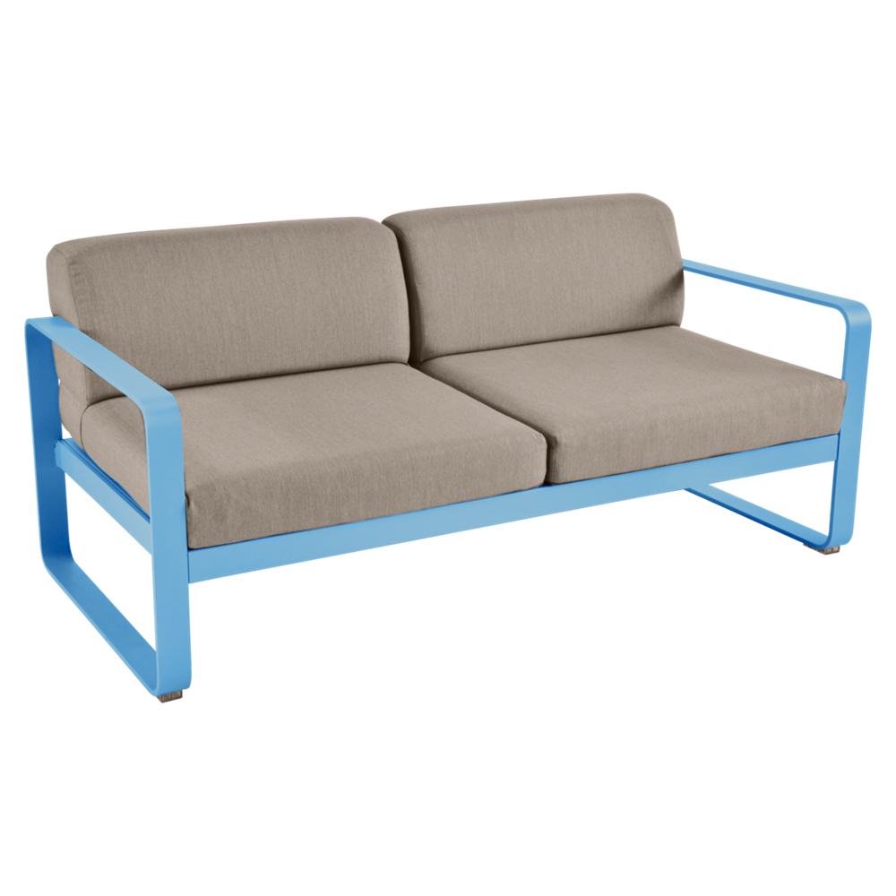 BELLEVIE 2-SEATER-GREY TAUPE CUSHION