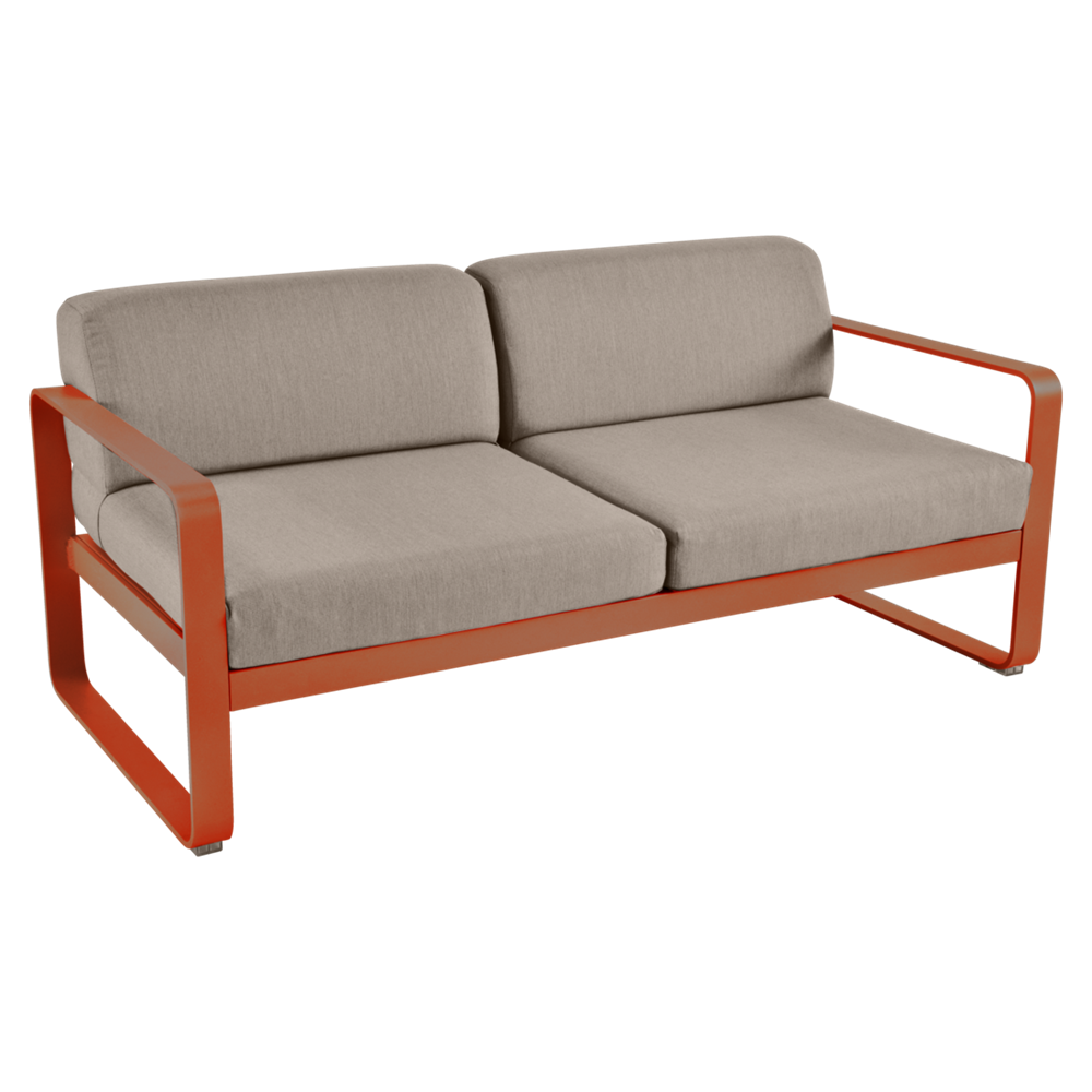 BELLEVIE 2-SEATER-GREY TAUPE CUSHION