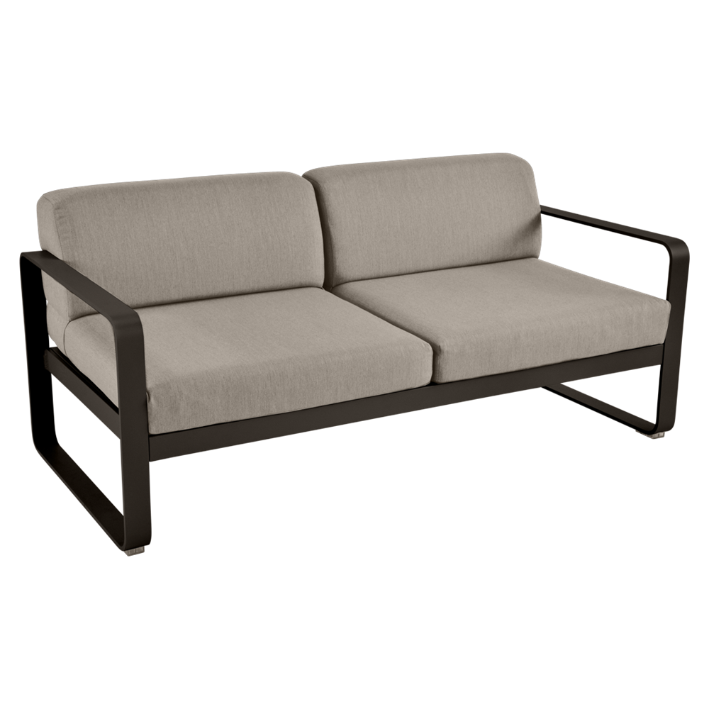 BELLEVIE 2-SEATER-GREY TAUPE CUSHION