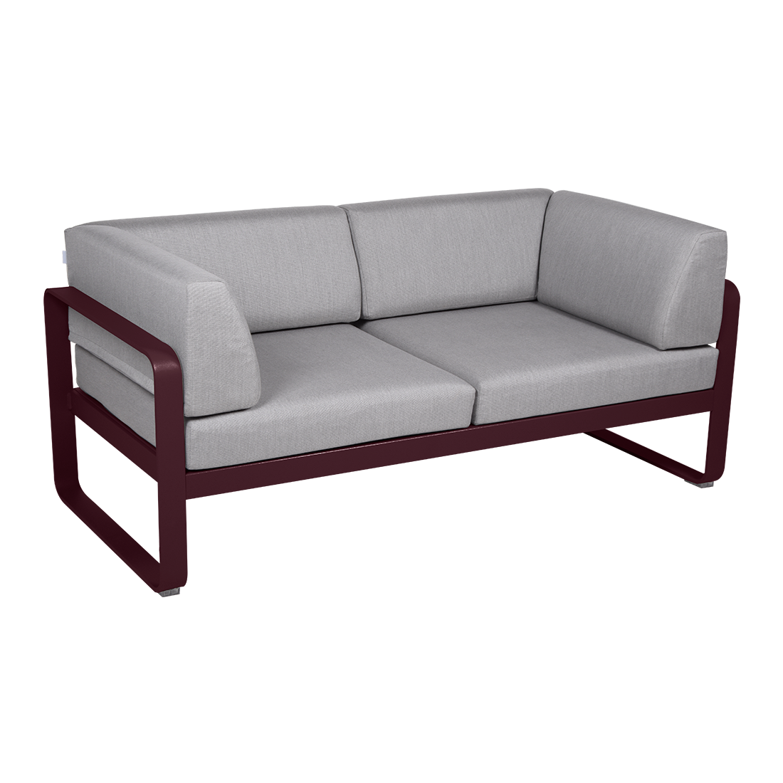 BELLEVIE 2-SEATER CLUB SOFA-FLANNEL GREY CUSHION