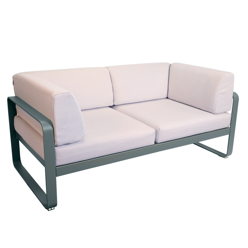BELLEVIE 2-SEATER CLUB SOFA-PEARL CUSHION
