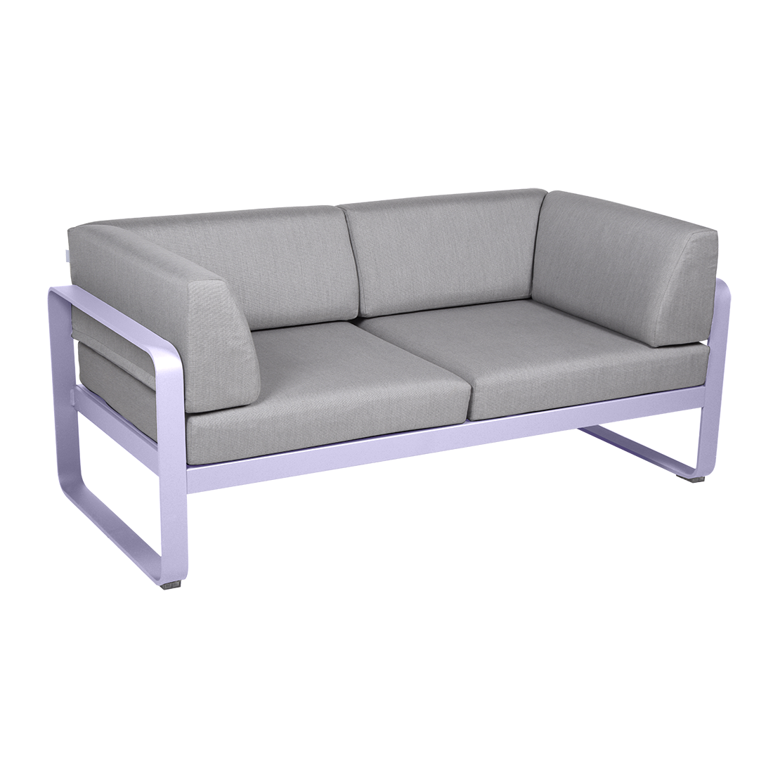 BELLEVIE 2-SEATER CLUB SOFA-FLANNEL GREY CUSHION