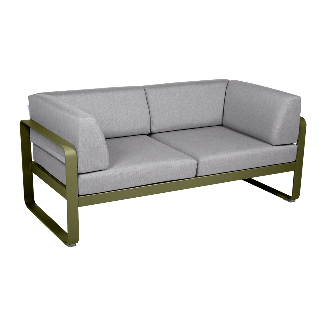 BELLEVIE 2-SEATER CLUB SOFA-FLANNEL GREY CUSHION