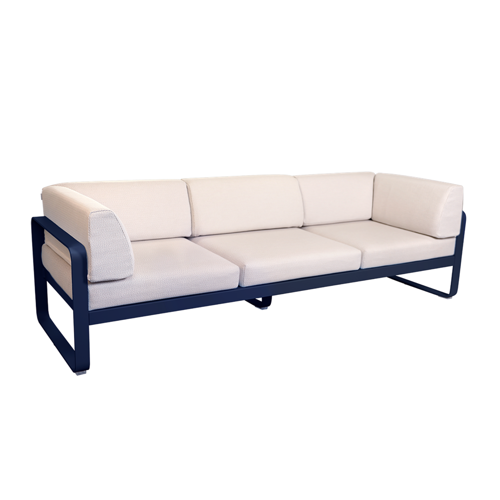 BELLEVIE 3-SEATER CLUB SOFA-PEARL CUSHION