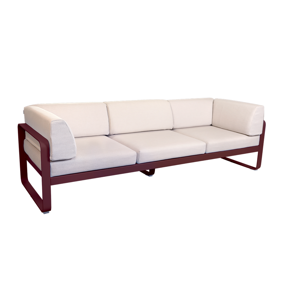 BELLEVIE 3-SEATER CLUB SOFA-PEARL CUSHION