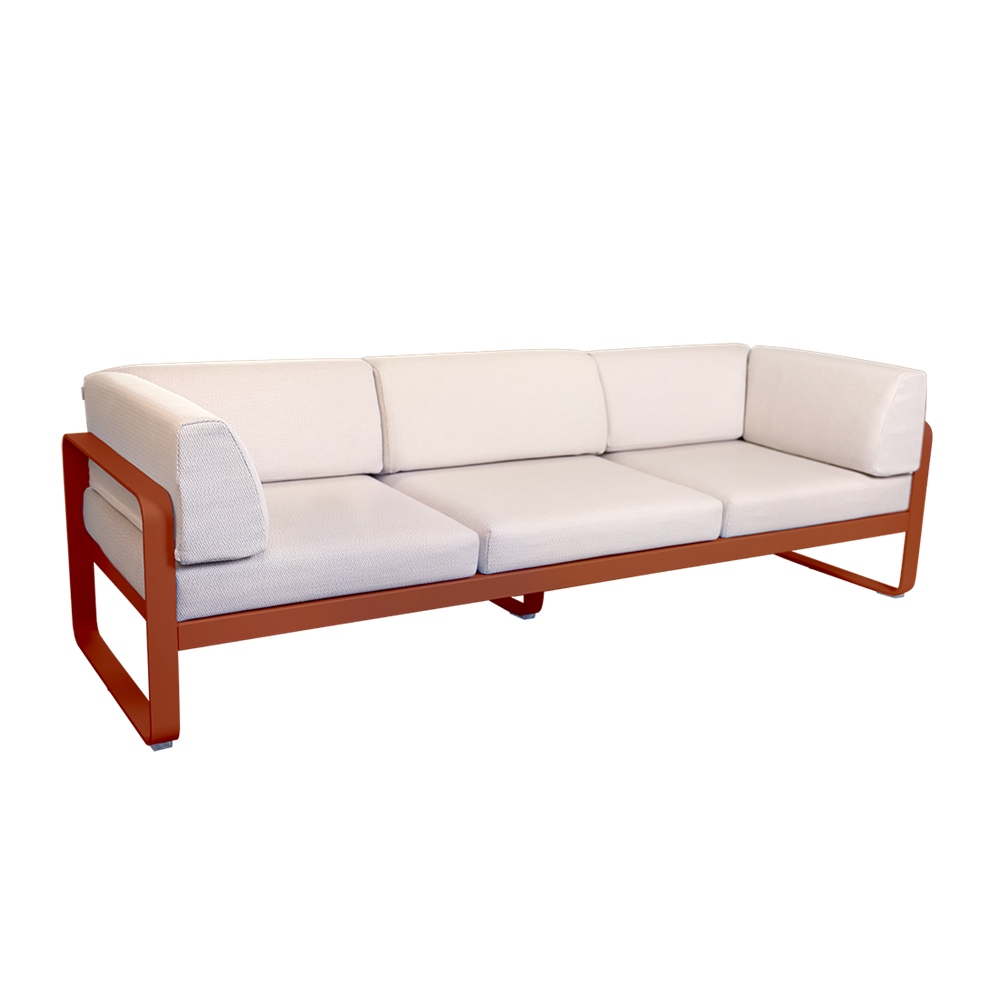 BELLEVIE 3-SEATER CLUB SOFA-PEARL CUSHION