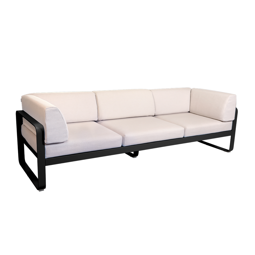 BELLEVIE 3-SEATER CLUB SOFA-PEARL CUSHION