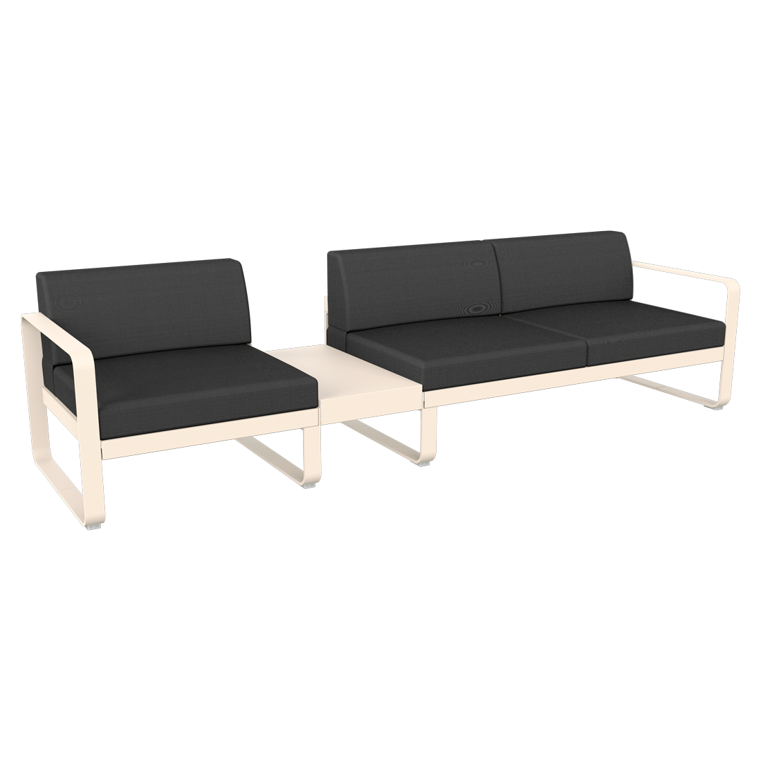 BELLEVIE MODULAR SOFA COMPOSITION 1A-GRAPHITE GREY CUSHION