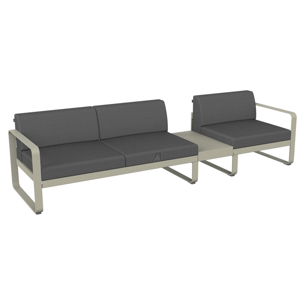 BELLEVIE MODULAR SOFA COMPOSITION 1B-FLANNEL GREY CUSHION