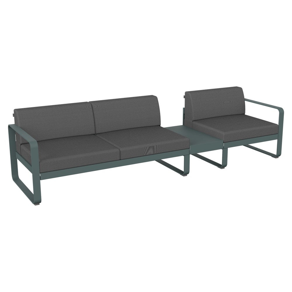 BELLEVIE MODULAR SOFA COMPOSITION 1B-FLANNEL GREY CUSHION