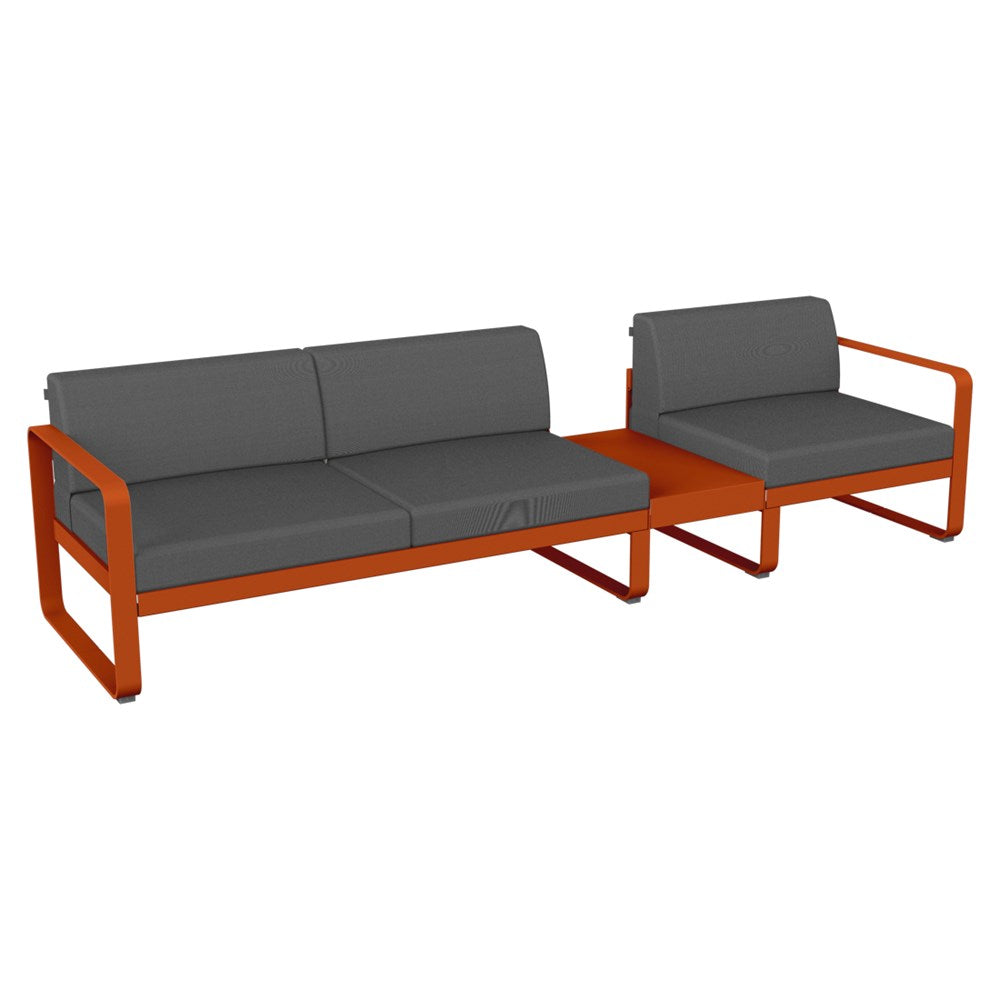 BELLEVIE MODULAR SOFA COMPOSITION 1B-FLANNEL GREY CUSHION