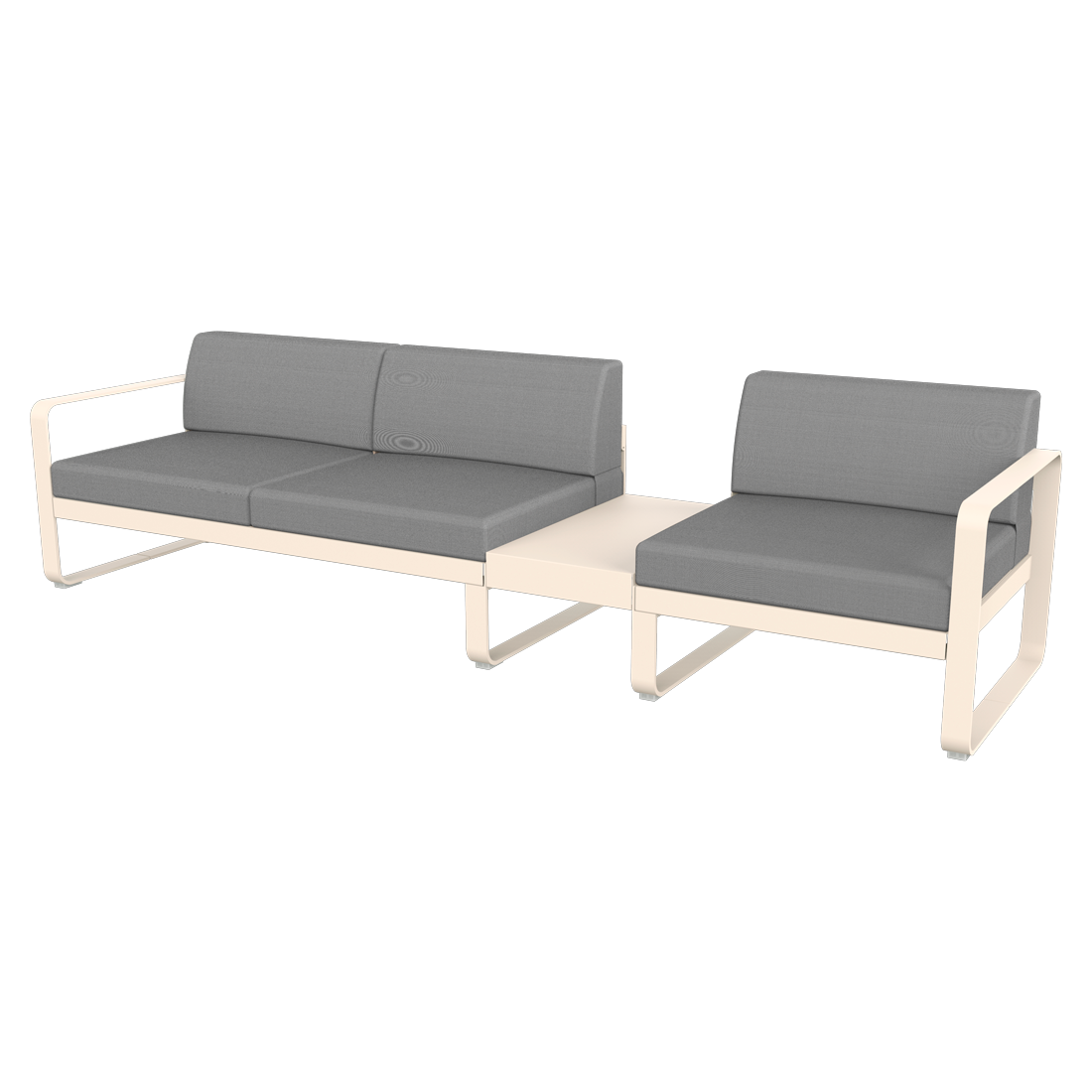BELLEVIE MODULAR SOFA COMPOSITION 1B-FLANNEL GREY CUSHION