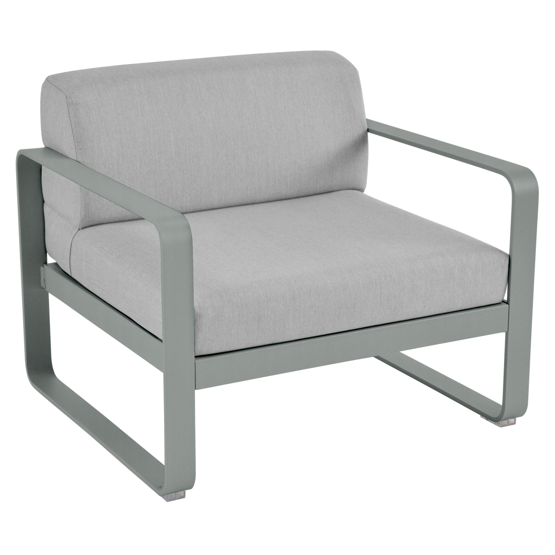 BELLEVIE ARMCHAIR-FLANNEL GREY CUSHION